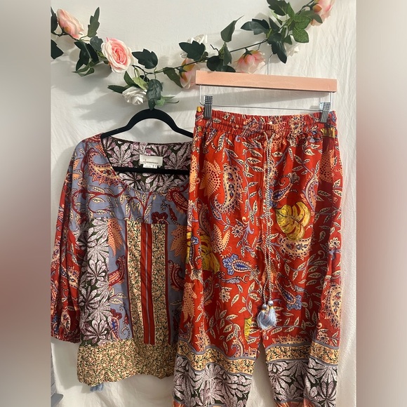 Anthropologie Sonrisa Paisley Set - Picture 2 of 6